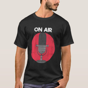 OnAirsマイク無線番組アナウンサー Tシャツ