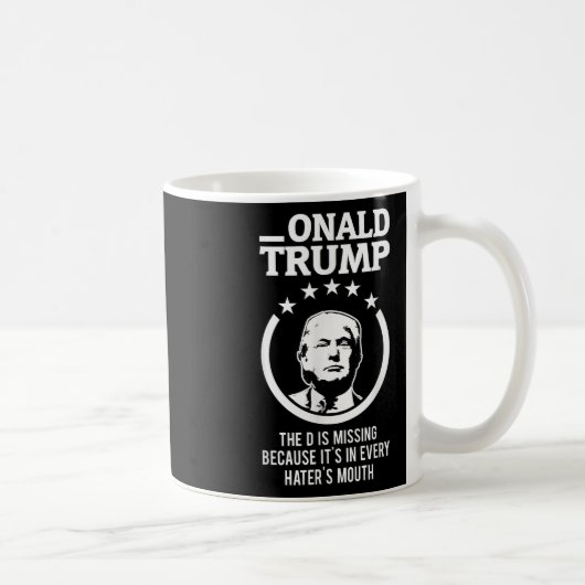 Onald Trump - Dは全恋しく思ての人の中にある コーヒーマグカップ (右)