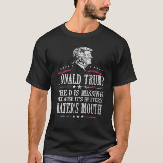Onald Trump The Dは2020年の恋しく思大統領のサポート Tシャツ