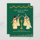 onamお祝い招待 ポストカード (正面/裏面)