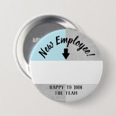 Onboardingの新しい従業員の歓迎の名前ボタン 缶バッジ (正面&裏面)