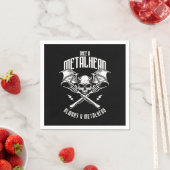Once A Metalhead Always A Metalhead Devil Gift スタンダードカクテルナプキン (インサイチュ)