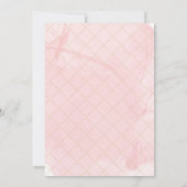 Once On a Timeプリンセス城の誕生日 招待状 (裏面)