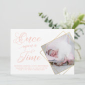 Once On A Timeプリンセス誕生の発表 案内状 (スタンド正面)