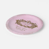 Once On a Timeプリンセス誕生日パーティー ペーパープレート (アングル)