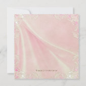 Once On a Timeプリンセス誕生日パーティー 招待状 (裏面)