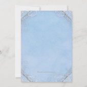 Once On a Timeプリンセス誕生日 招待状 (裏面)