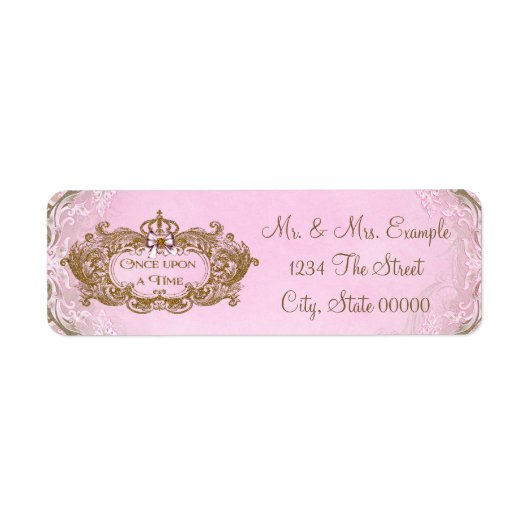 Once On A Time差出人住所ラベル ラベル (正面)