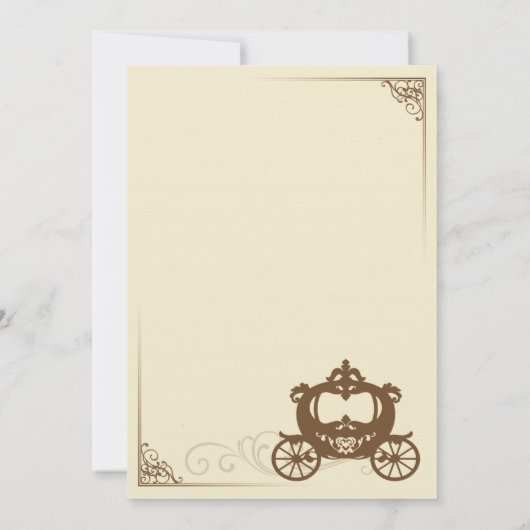 Once On a Time結婚式招待状 招待状 (裏面)