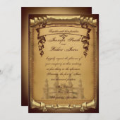 Once On a Time結婚式招待状 招待状 (正面/裏面)