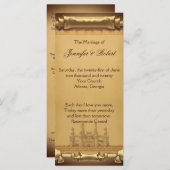 Once On a Time結婚式 プログラム (正面/裏面)