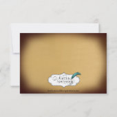 Once On A Time 結婚's Response Card 出欠カード (裏面)