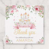 Once On a Time Birthday Party Square フェイバータグ (正面)