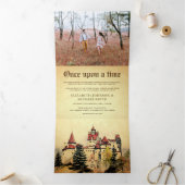 Once On a Time Fairytale Castleの写真結婚|過去記事 三つ折り招待状 (内部)