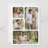 Once On a Time Fairytale Castle Photo 結婚's 招待状 (裏面)