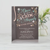 Once On a Time Storybook Baby Showerへの招待 招待状 (スタンド正面)