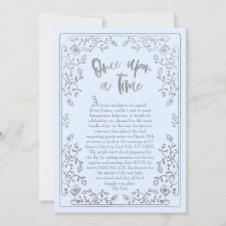Once On A Time Storybook Baby Shower招待状 招待状