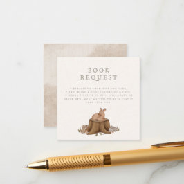 Once On A Time Woodland Book Request エンクロージャーカード