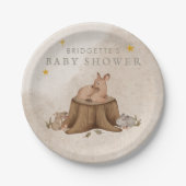 Once On A Time Woodland Storybook ペーパープレート (正面)