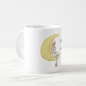 Once Upon A Moon Girl Bunny コーヒーマグカップ (正面左)