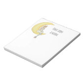 Once Upon A Moon Girl Bunny ノートパッド (回転)