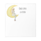 Once Upon A Moon Girl Bunny ノートパッド (正面)