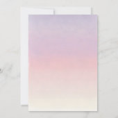 once upon a time fairytale magical royal pink 招待状 (裏面)