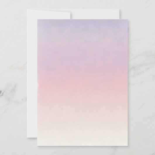 once upon a time fairytale magical royal pink 招待状 (裏面)