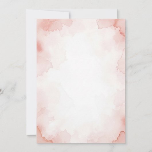 once upon a time fairytale magical royal pink 招待状 (裏面)