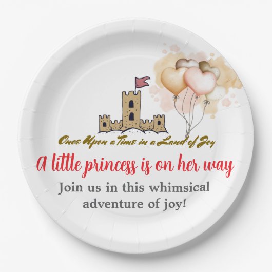 Once Upon a Time in a Land of Joy ペーパープレート (正面)