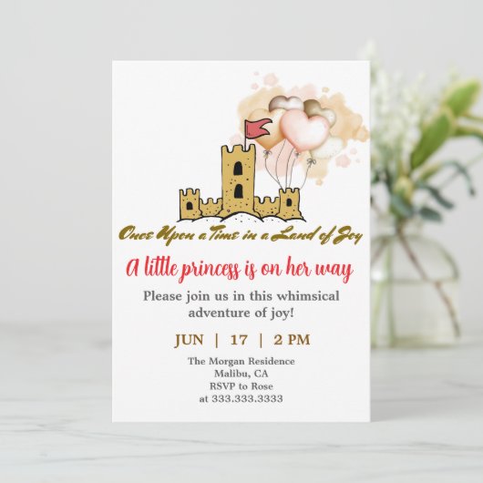 Once Upon a Time in a Land of Joy 招待状 (スタンド正面)