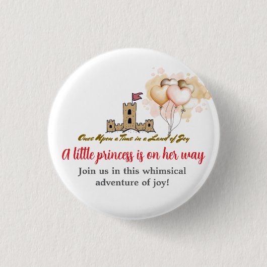 Once Upon a Time in a Land of Joy 缶バッジ (正面)