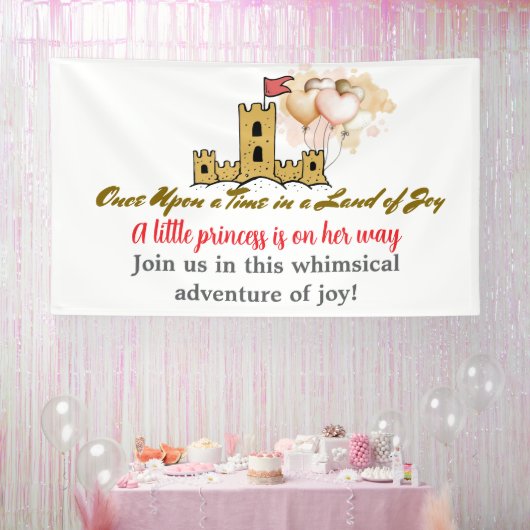 Once Upon a Time in a Land of Joy Banner 横断幕 (パーティー)