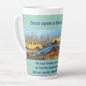 Once Upon A Time In America カフェラテマグ (左アングル)