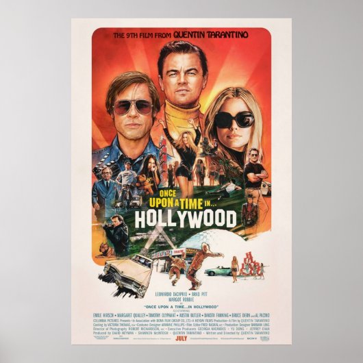 Once Upon a Time in Hollywood HD ポスター (正面)