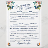 Once Upon A Time Love Story Bridal Libs Game チラシ (正面)