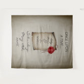 Once Upon A Time Medieval Dark Photo Backdrop タペストリー (正面(横))