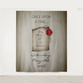 Once Upon A Time Medieval Dark Photo Backdrop タペストリー (正面)