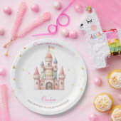 Once upon a time, Princess Birthday ペーパープレート (パーティー)