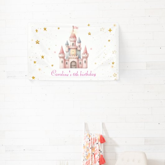 Once upon a time, Princess Birthday 横断幕 (インサイチュ)