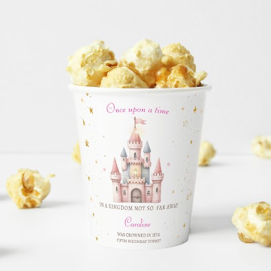 Once upon a time, Princess Birthday 紙コップ