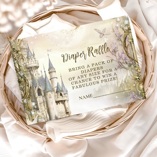 Once Upon a Time Princess Castle Diapper Raffle エンクロージャーカード