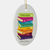 Once Upon A Time Someone Loved Books セラミックオーナメント (右)