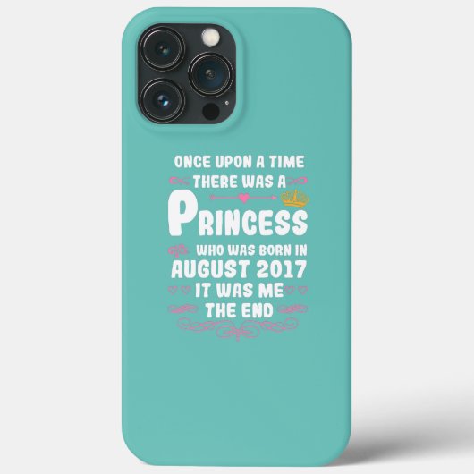 Once upon a time there was a princess August 2017 Case-Mate iPhoneケース (裏面)