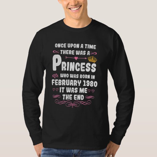 Once upon a time there was a princess. February 19 Tシャツ (正面)