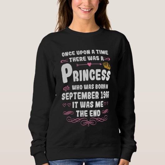 Once upon a time there was a princess  September 1 スウェットシャツ (正面)
