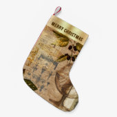 Once Upon A Time Vintage Christmas Stocking スモールクリスマスストッキング (正面 (吊り時))