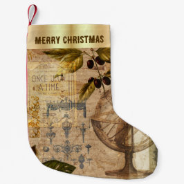 Once Upon A Time Vintage Christmas Stocking スモールクリスマスストッキング