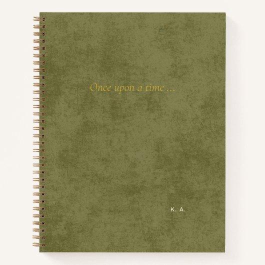 'Once Upon a Time' Writer’s Notebook ノートブック (正面)