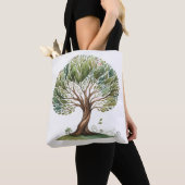 Once Upon a Tree Tote Bag  トートバッグ (クローズアップ)